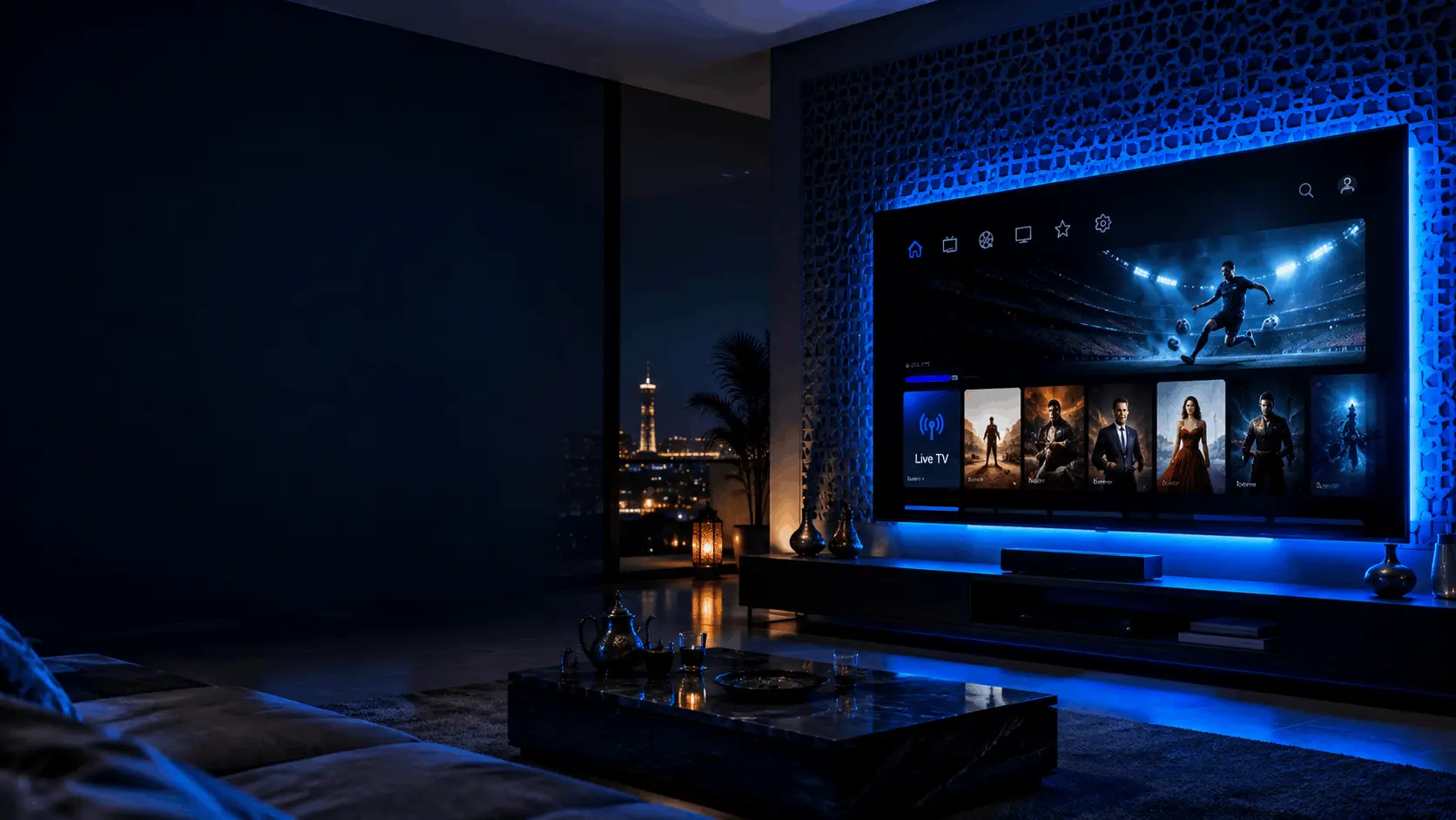 Abonnement IPTV Maroc 4K sur Smart TV, mobile et PC — 25000 chaînes